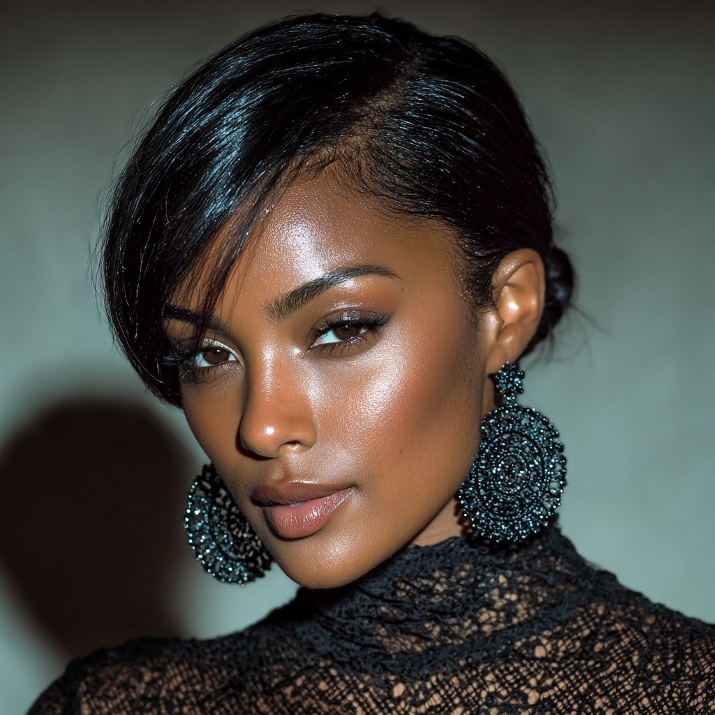 Sew-in with sleek finish